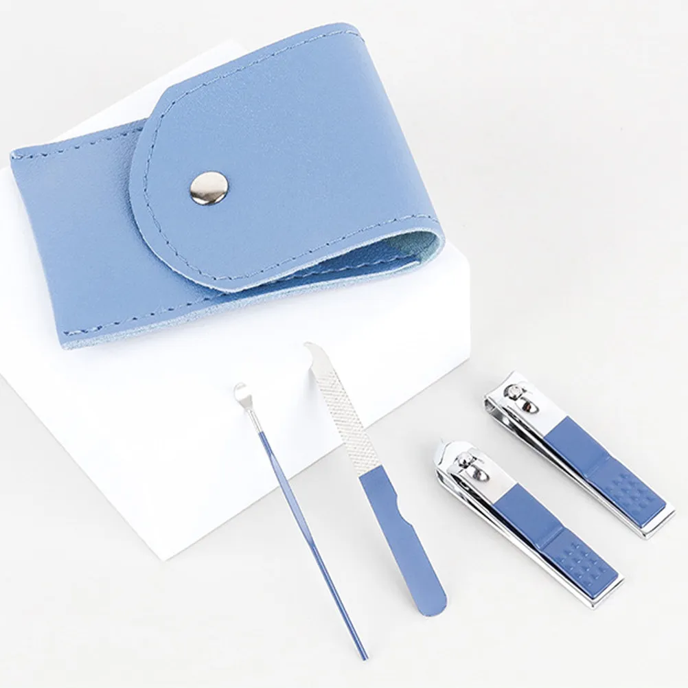 

3 set Portable Manicure Set Professional Nail Clippers Kit For Women Travel Pedicure Tools Grooming Kit Nail Care Set