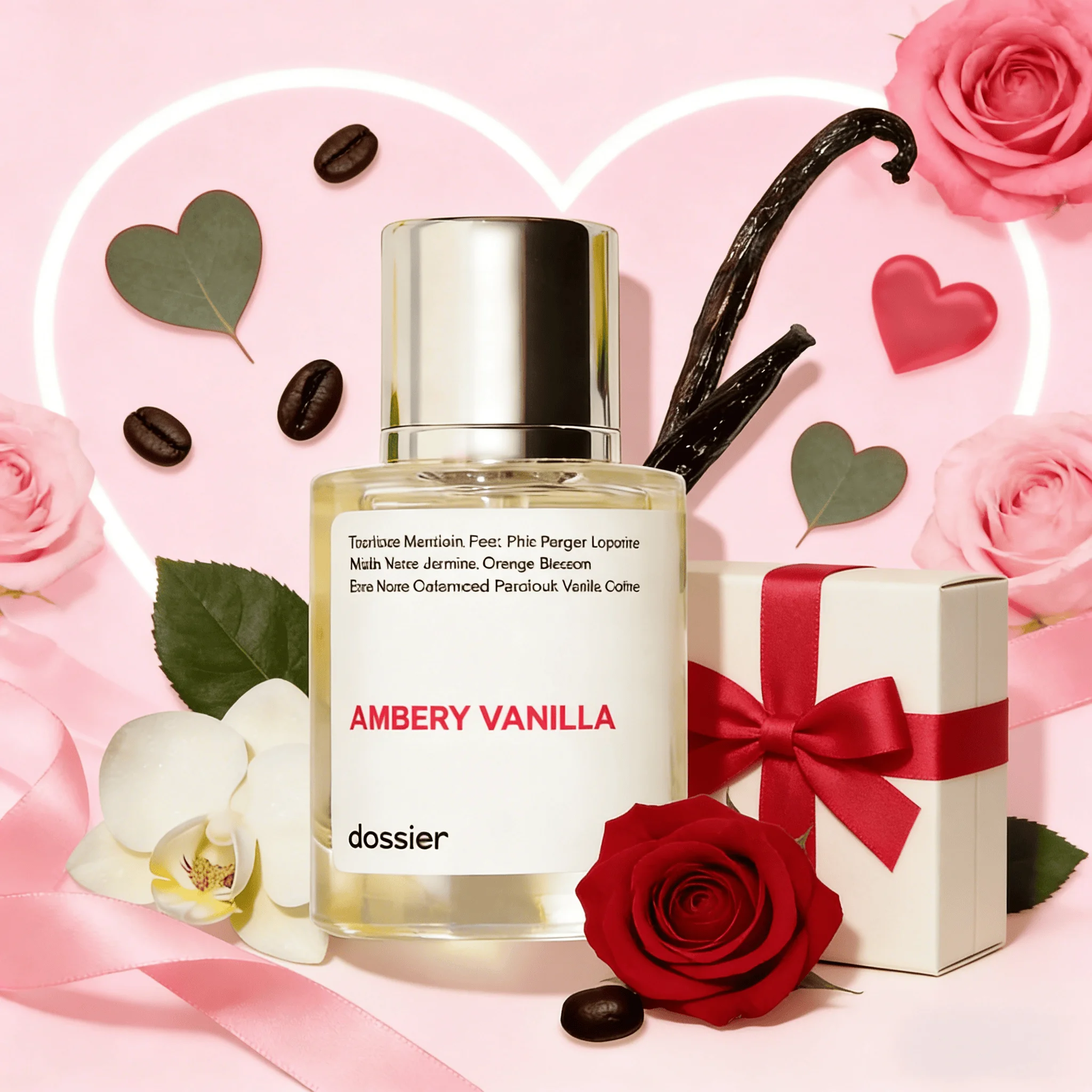 

Dossier Ambery Saffron 100ml Vegan EDP Inspired By MFK Baccarat Rouge 540, Unisex Scent, Refined Women's Light Eau De Toilette,