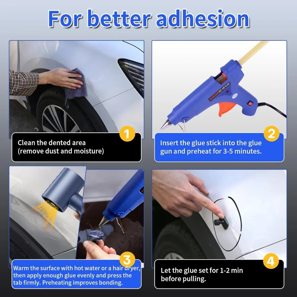 Car Dent Repair Kit: Paintless Body Repair Tools for Hail Damage and Dent Removal
