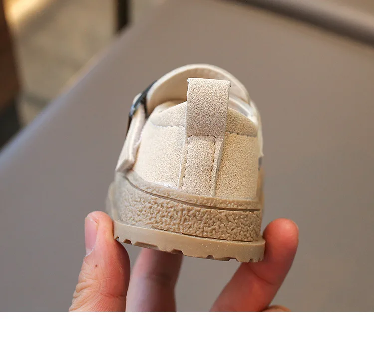 Boken-Schuhe für Jungen, weiche Sohlen, Kinderschuhe, 2025, Neuheiten, 0–1 Jahre alt, Sportschuhe für Kinder, modische Retro-Bohnenschuhe – Detail 13
