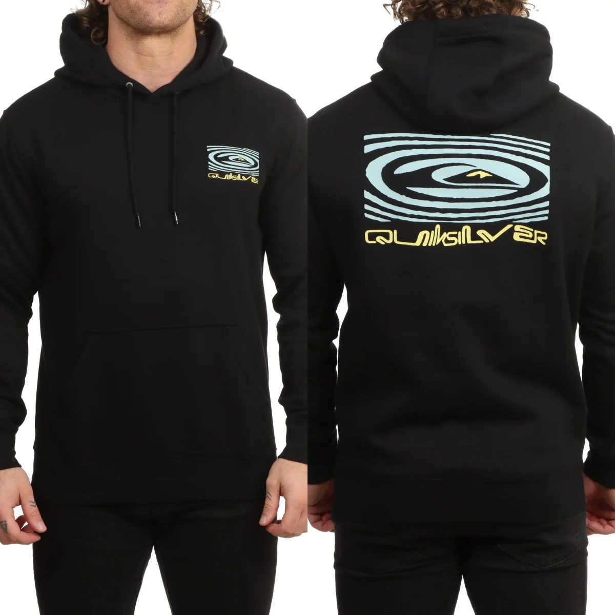Beste Quiksr Hoodies Ilve Surfing Collection Sweatshirt mit Grafikdruck, Hochwertiger Luxus-Unisex-Stil für Männer und Frauen – Detail 2