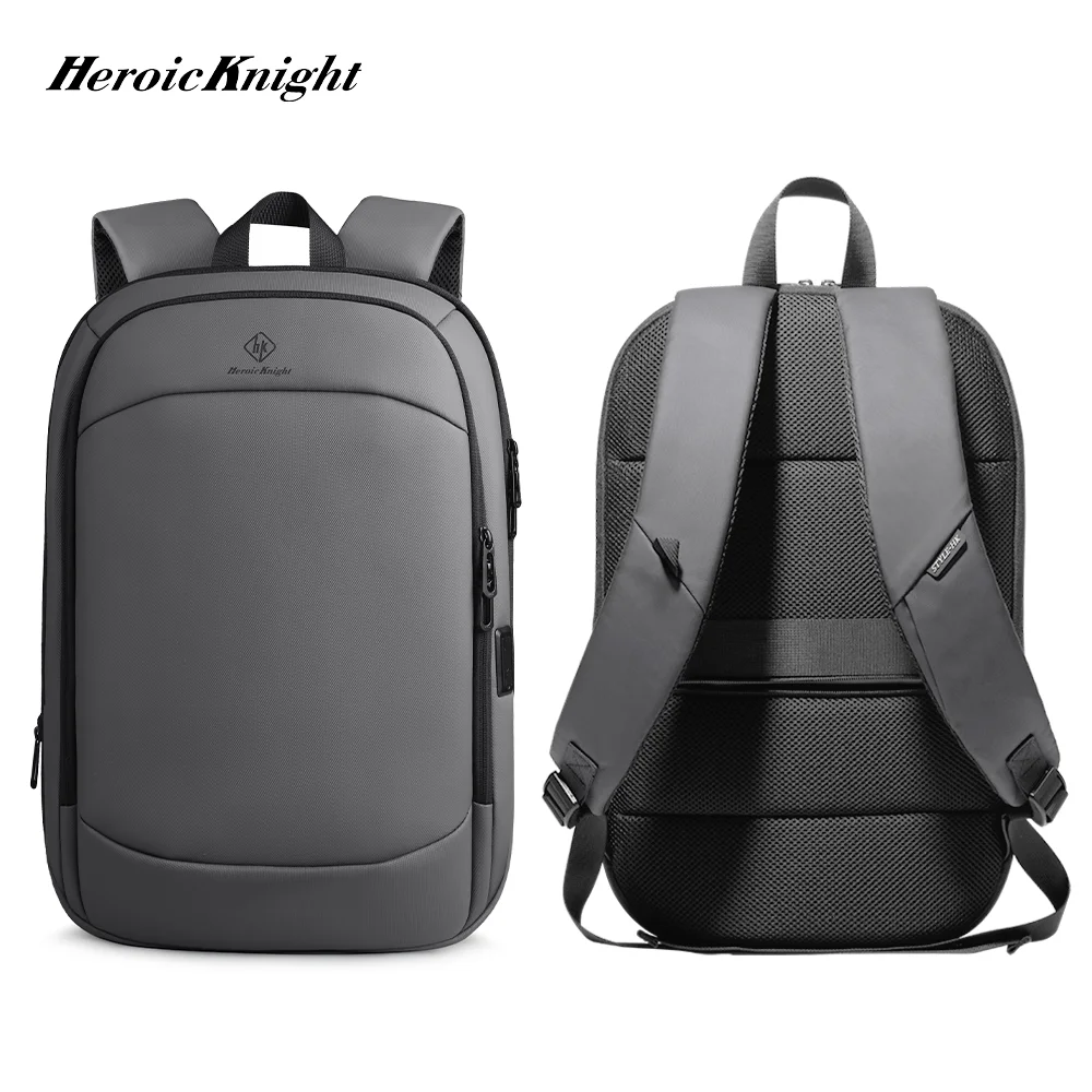 

Heroic Knight Waterproof Men Laptop Backpack for 17" Expandable YKK Zipper Travel Backpack Big Capacity Weekend Commute Handbag