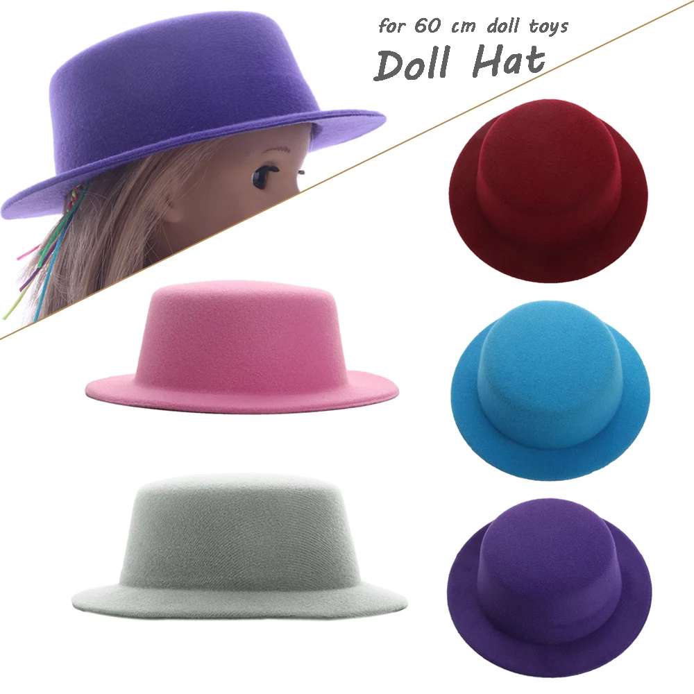 New for Girls Birthday Gifts DIY Doll Parts Headwear Female Doll Decors Doll Hat for Princess Toys