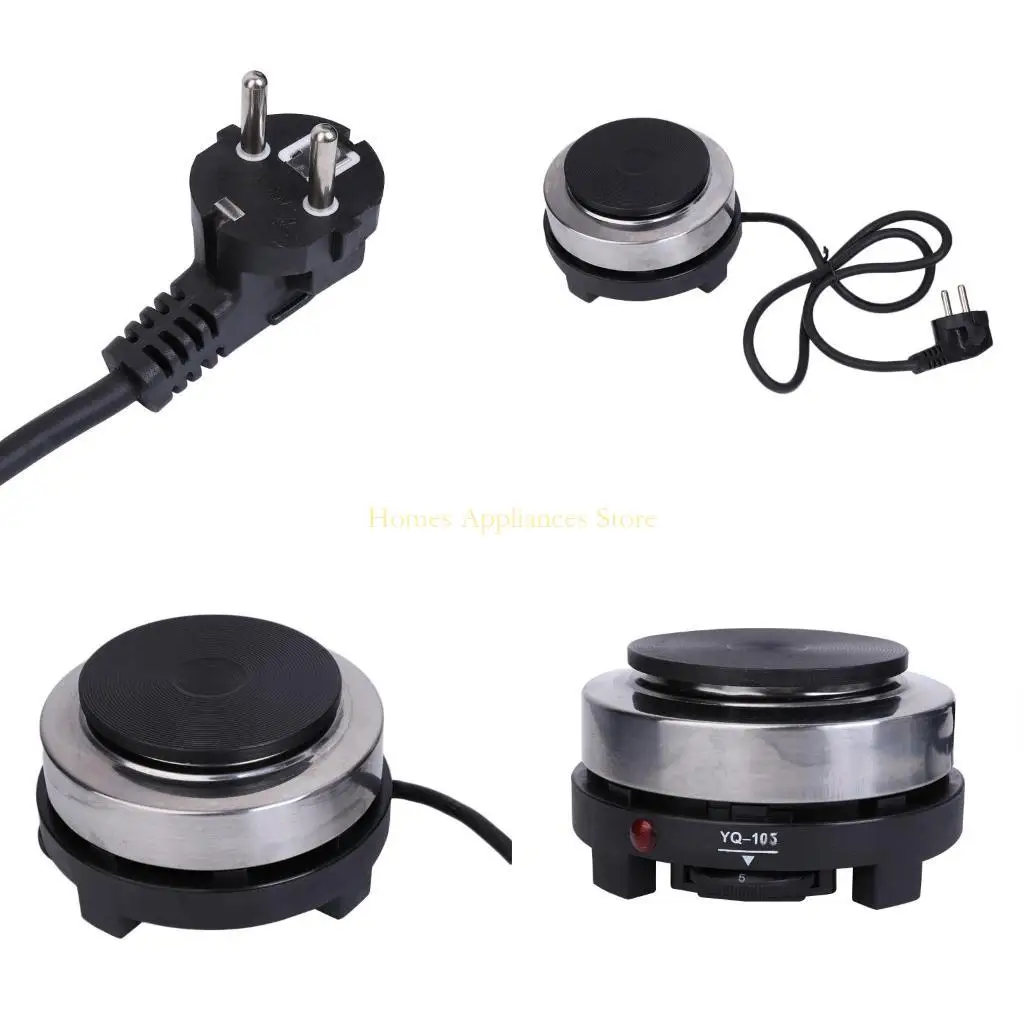 D0AB 220V 500W Electric Mini Stove Hot Plate Multifunction Cooking Coffee Heater New