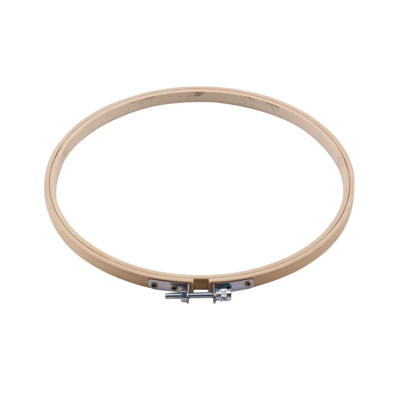 أطواق التطريز 8 قطع 8 بوصة أطواق التطريز الخشبية المستديرة قابل للتعديل من الخيزران على شكل دائرة