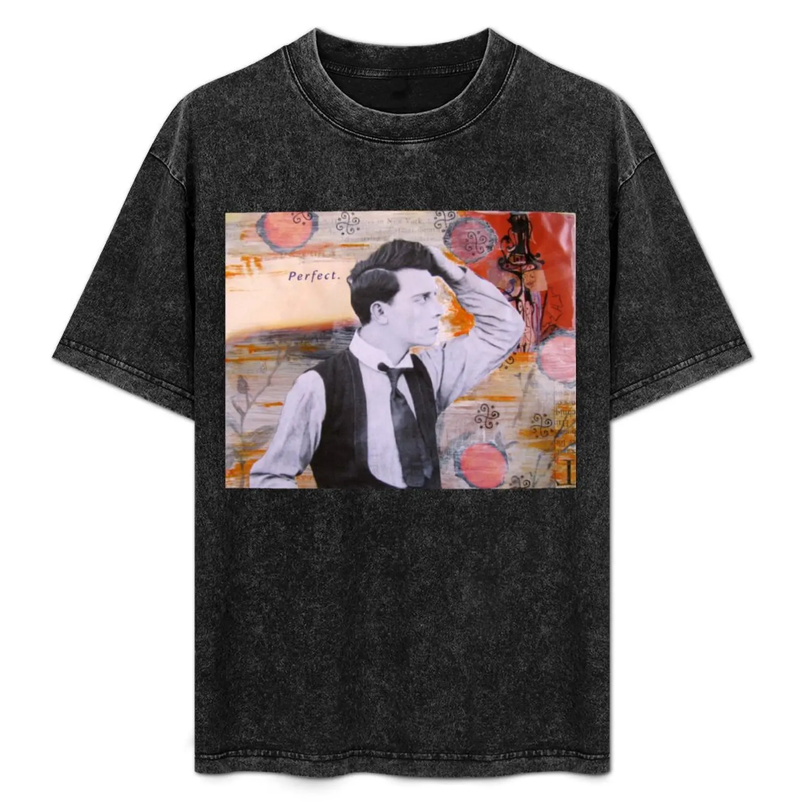 

Perfect Buster Keaton T-Shirt Soft Touch Basic Cotton T-Shirt