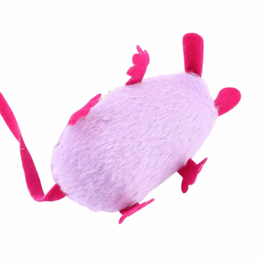 Mouse Colore Casuale Suono Squeaker Peluche con Gatto Menta Colorato Masticare Mordere Giocattoli Giocattoli per Animali Domestici Gatto Mouse Giocattoli Erba Gatta