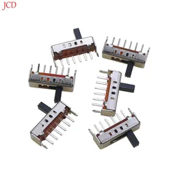 1PCS  SS14D01 Vertical Slide Switch 6Pins Straight Feet 4 Position 1P4T Toy Machine Toggle Switch