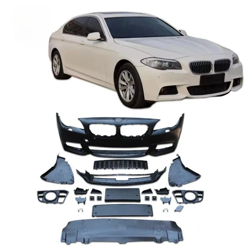 

Sport Style Car Bumper for 5 Series F10 F18 Upgrade Mt Style Bodykit High Quality PP Front Rear Bumper Side Skirt