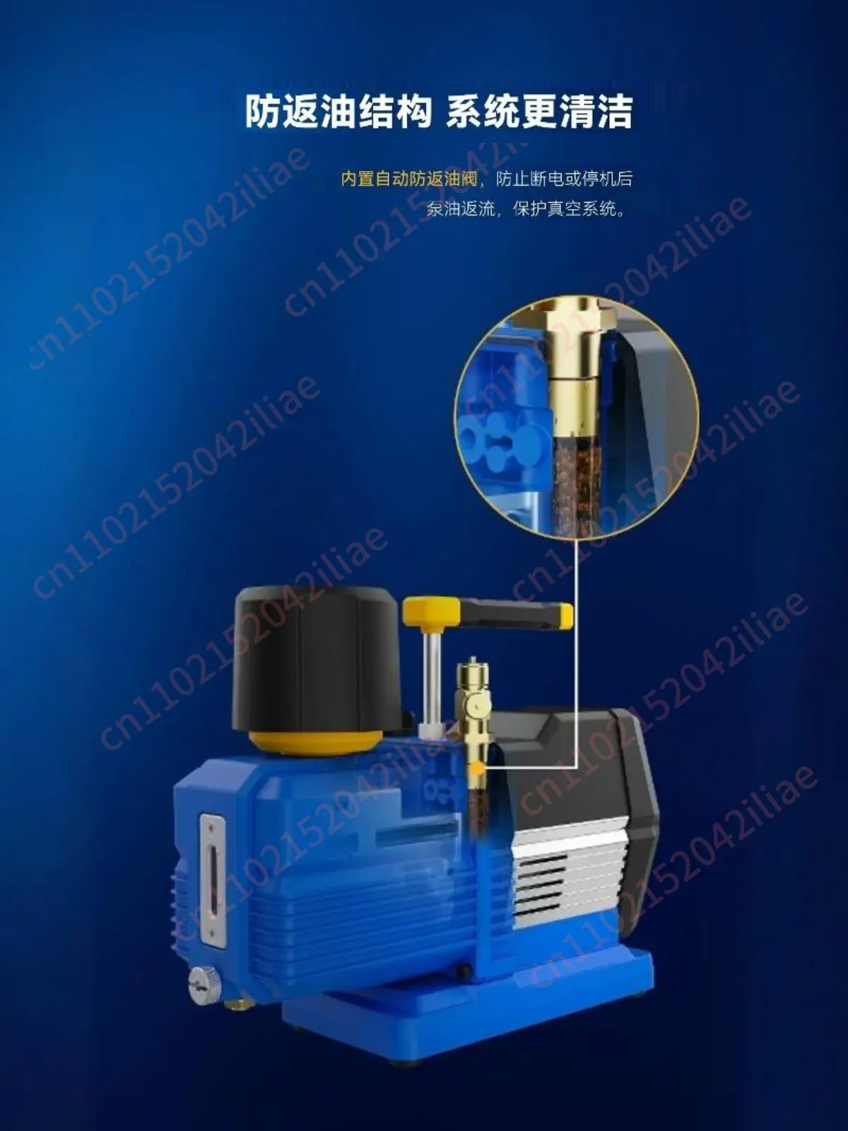 Air conditioning vacuum pump multi-line centrifuge screw machine 6 liters two-stage industrial air pump VRP-12D