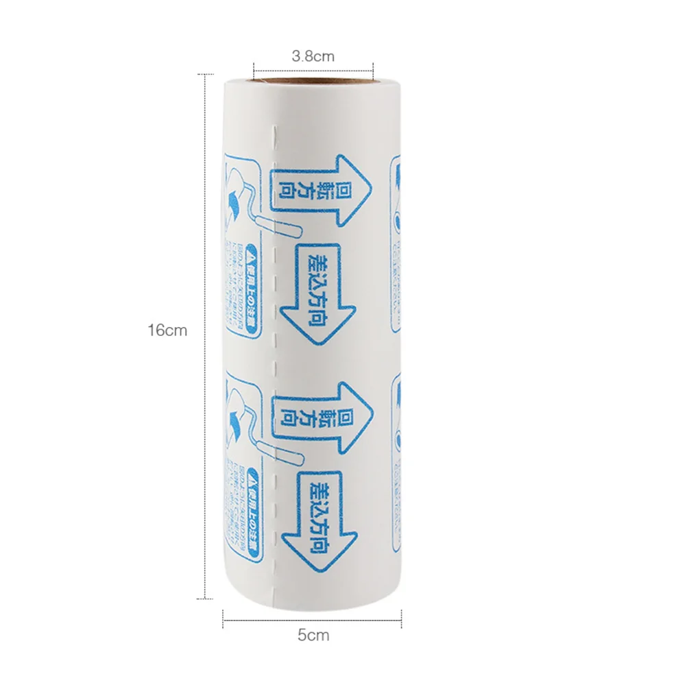 

90 Sheets Lint Roller Remover Hair Removal Device Accessories Sticky Papers for Pet Clothing Travel Pet Grooming Supplies Safe