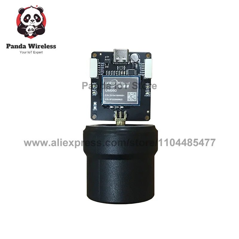 RTK GPS Base Station BDS GLONASS Galileo Positioning High-precision EM-980D3 UM980 GNSS Module for Deformation surveying mapping