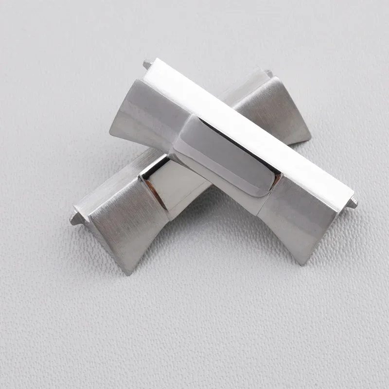 Para Rolex Daytona negro verde agua fantasma Log reloj interfaz de arco sólido acero inoxidable plata enlace final accesorios impermeables