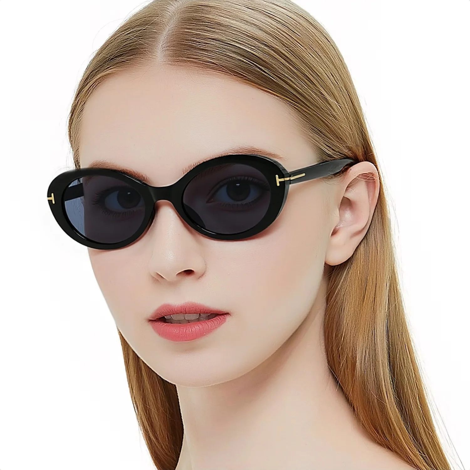 

Sexy Small Oval Sunglasses For Women 2025 Brand Designer Fashion Luxury Shades UV400 Black Eyewear Men Vintage Sun Glasses Male