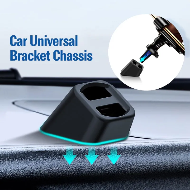 Support de téléphone magnétique à gravité pour voiture, base de fixation pour tableau de bord, support mobile adaptable, pince de fixation pour grille d'aération, support pour smartphone.