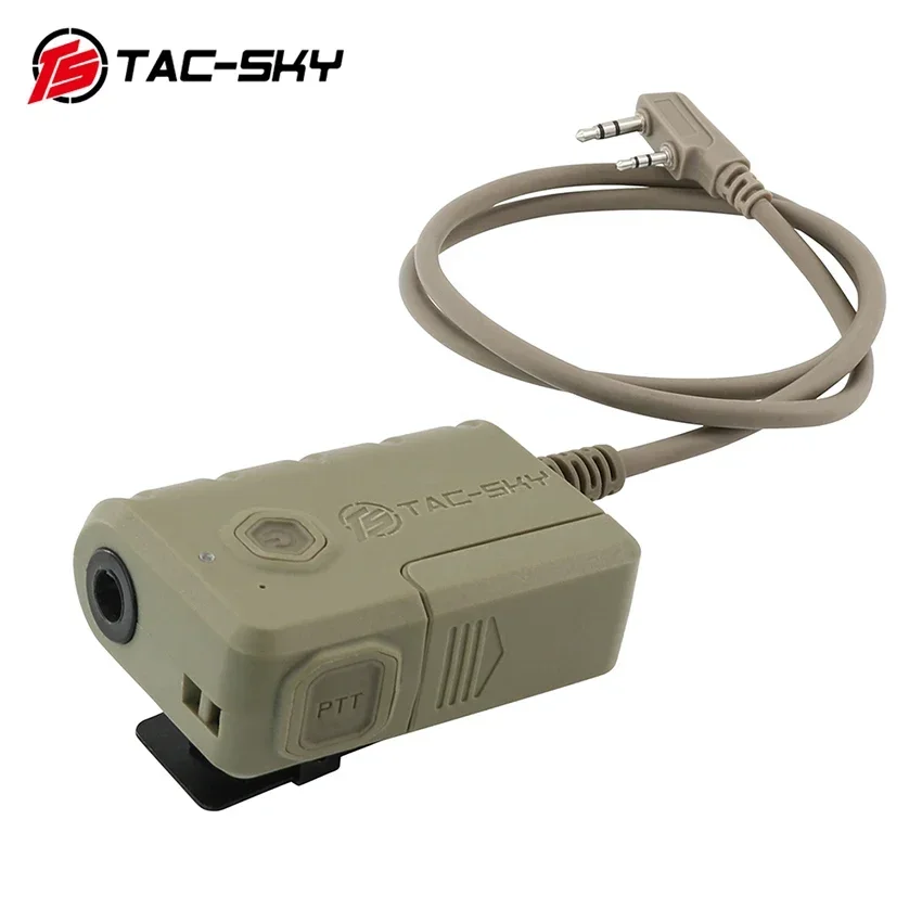 

TS TAC-SKY kenwood plug Bluetooth PTT adapter, compatible with COMTA SORID Tactical Shooting Headse