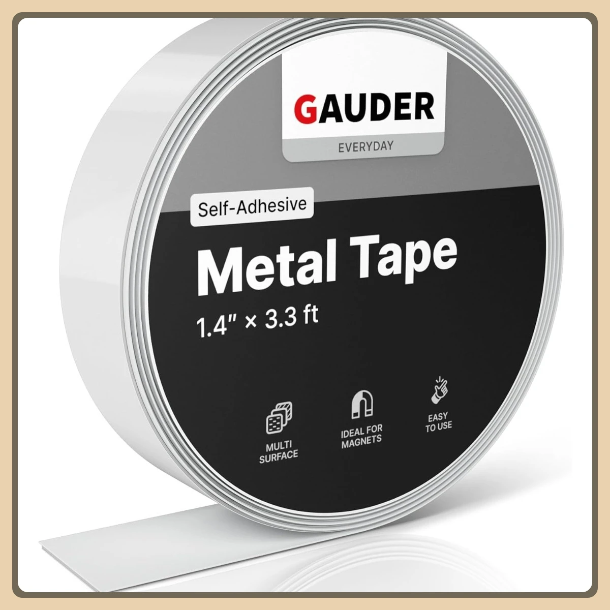 

Самоклеящаяся металлическая лента, черная лента для магнитов и аппликаций из металлической стальной ленты