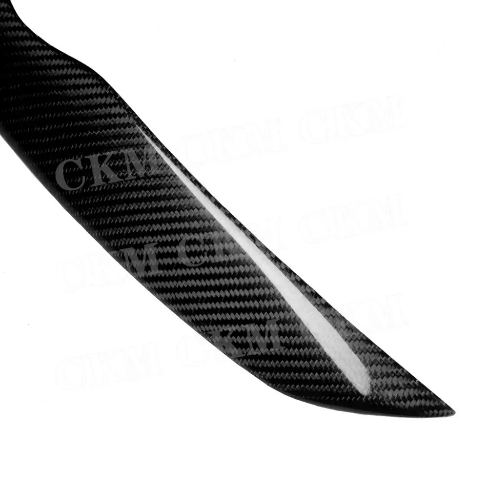 

CKMUUER Car Carbon Fiber Front Bumper Headlights Eyebrow Eyelid Trim Cover Sticker Bodykit Accessories for Volkswagen Golf 5 MK5