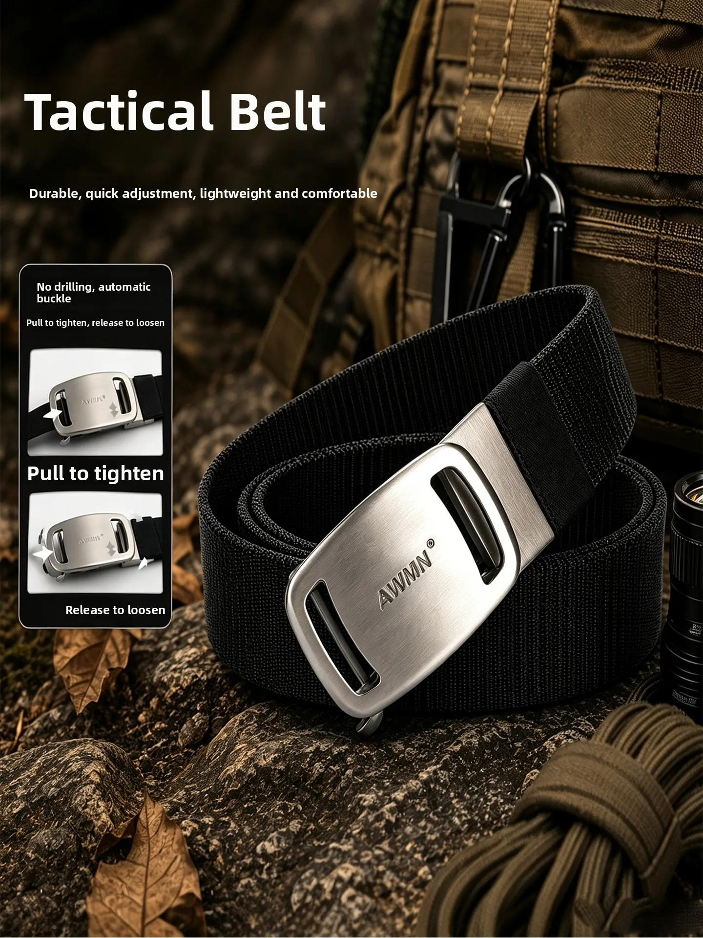new-automatic-buckle-nylon-woven-canvas-outdoor-tactical-waist-belt-men's-wear-resistant-quick-release-pants-belt