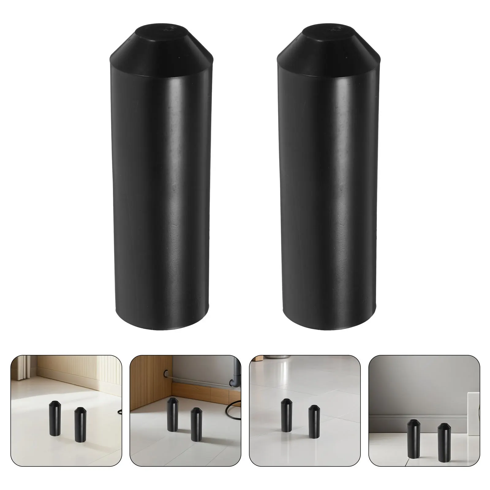 

5Pcs Heat Shrink End Cap Black 1.5 Inch Adhesive Lined Sealed for Industrial Automotive Coax Cable Moisture Proof Insulation