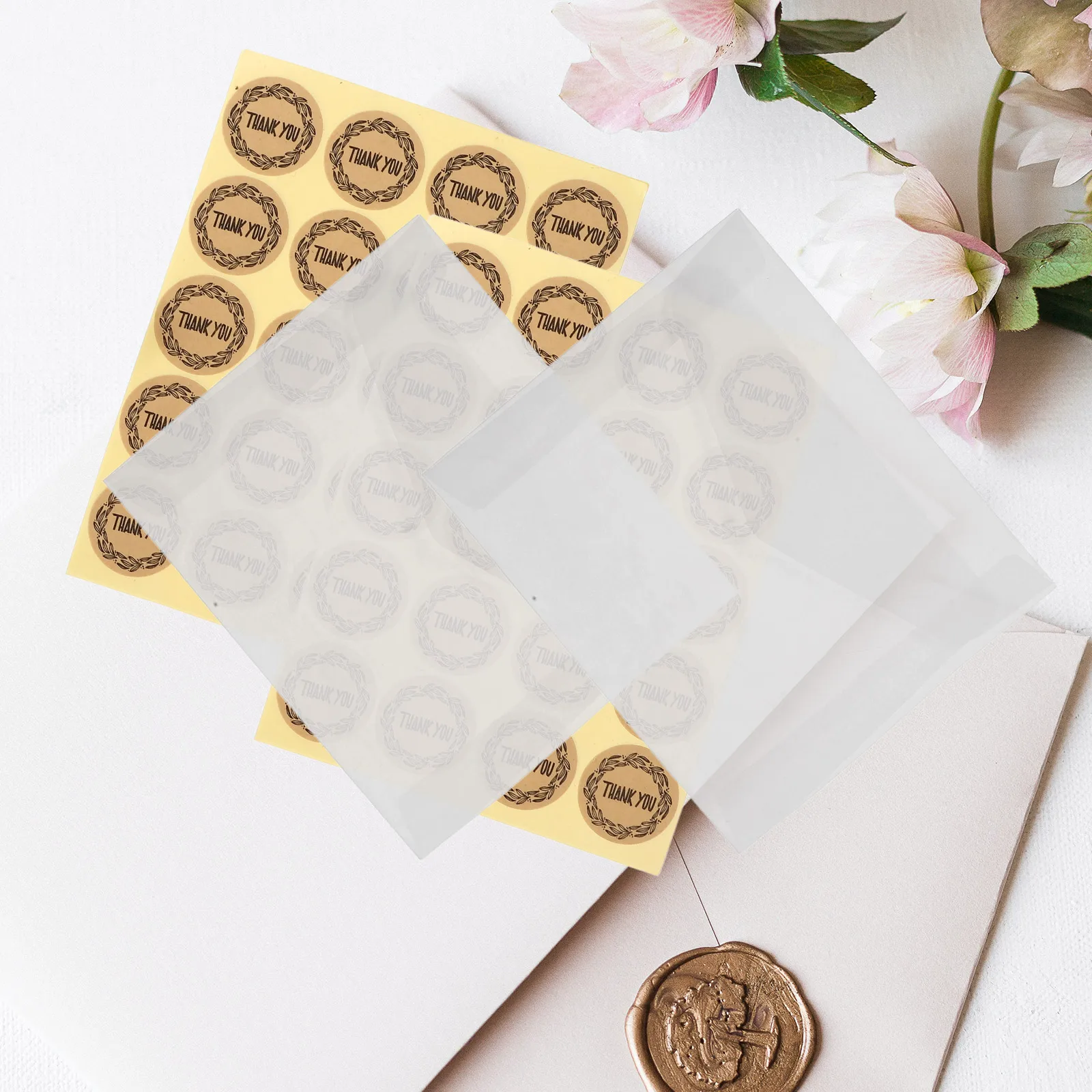 

Envelope Invitations Thank You Cards Blank Litmus Paper Wrapping for Wedding Clear Invitation Transparent Letter Portable