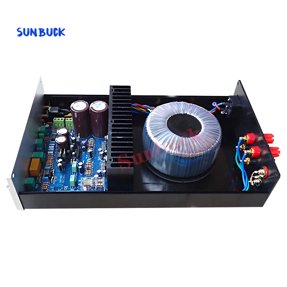 Sunbuck AT100 TDA7293 con amplificador de circuito de tono de tres segmentos amplificador de potencia de Audio 100W * 2