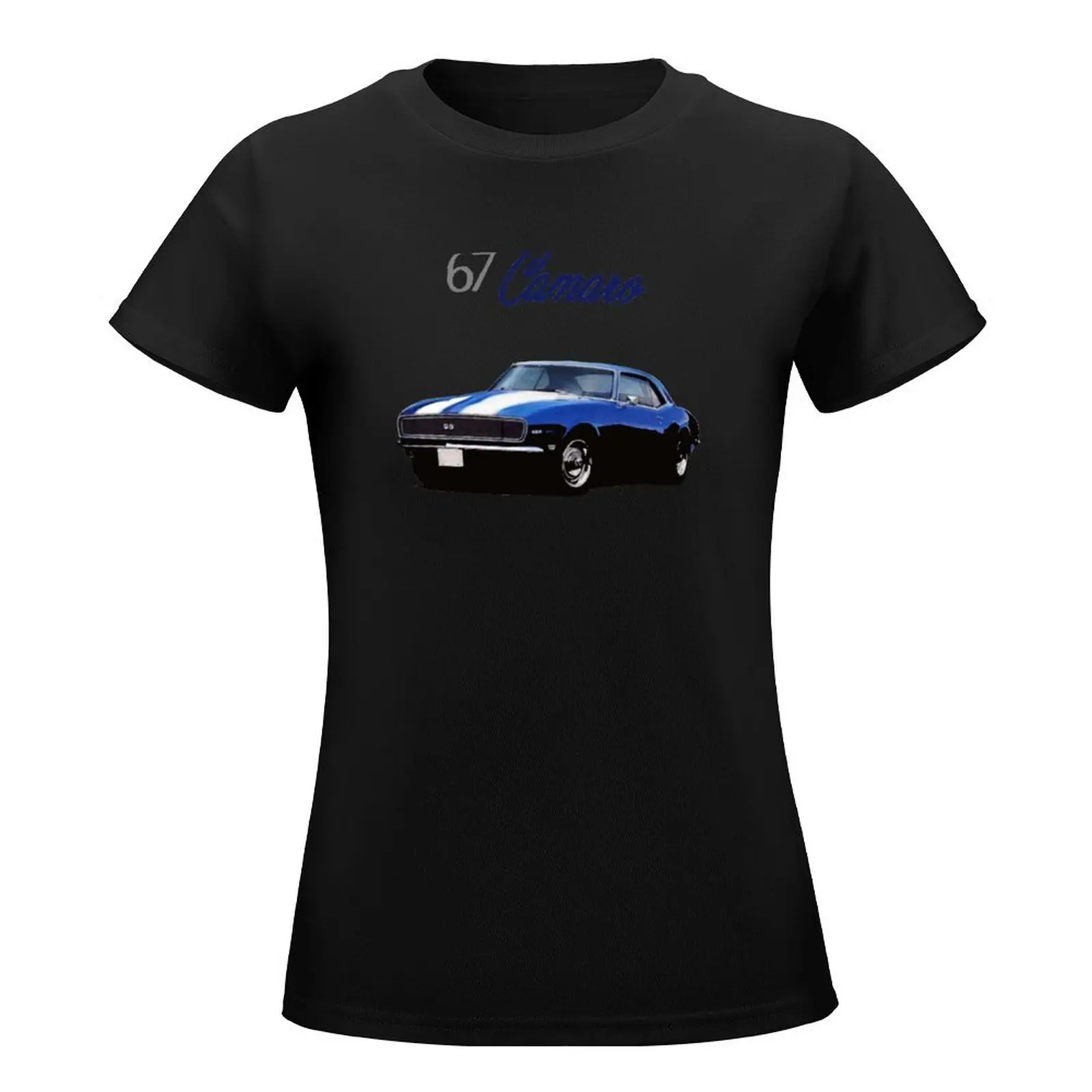 Camaro 67 SS muscle car vintage retro T-Shirt summer top animal print shirt for girls summer tops cute t-shirts for Women