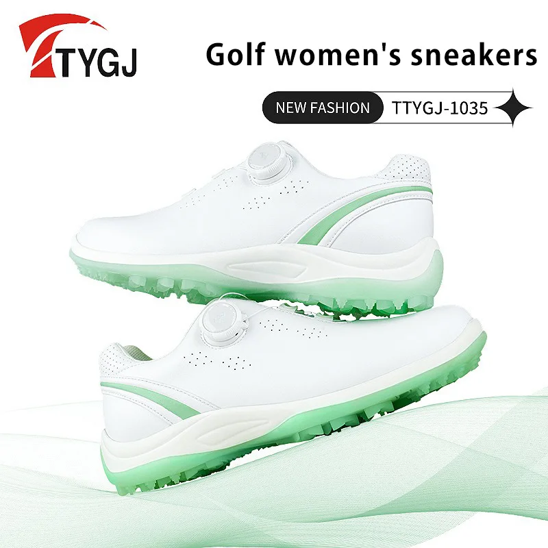 TTYGJ New 2024 Golf Shoes Breathable Anti-slip Golf Sneakersd for Women\'s Waterproof Comfortable Outdoor Golf Supplies