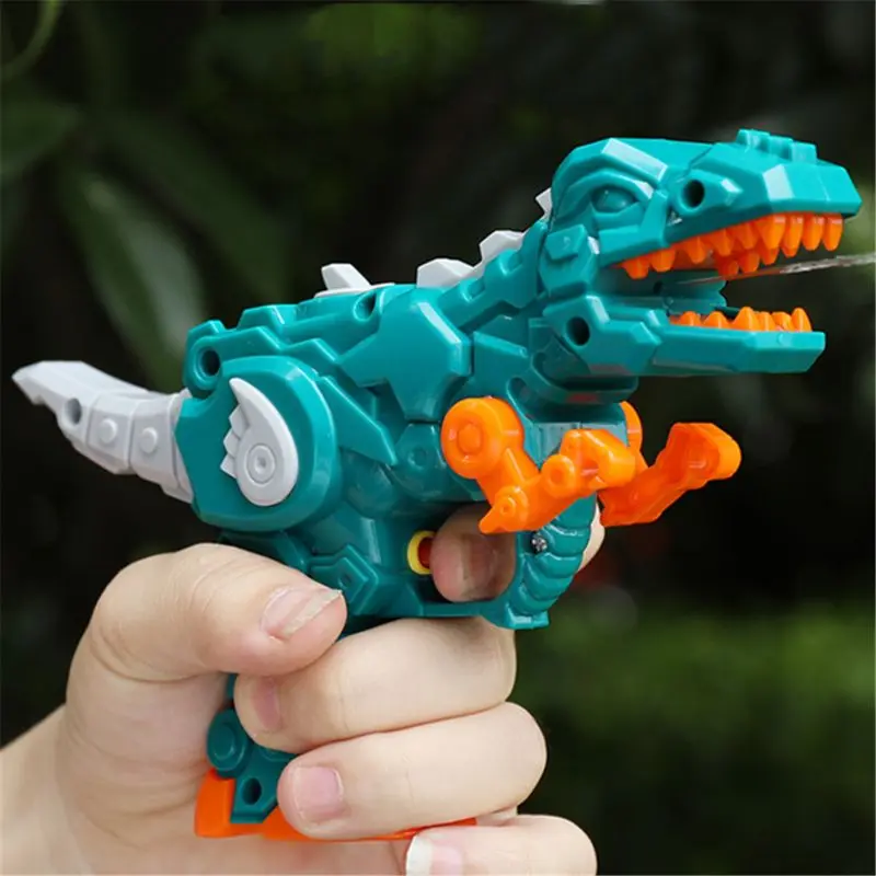 Pistolas agua dinosaurio, juguete para playa, piscina libre, arenero, regalo preescolar