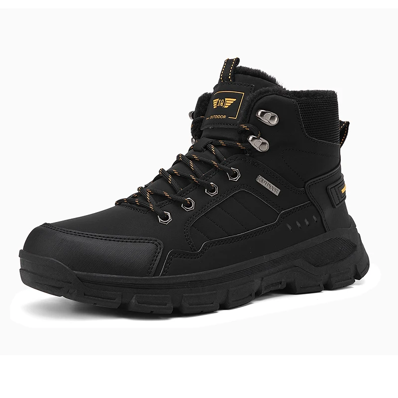 

Men’s 2025 Insulated Snow Boots, Thick Soles & Breathable, Perfect for Veterans Day & Skiing or Snowboarding
