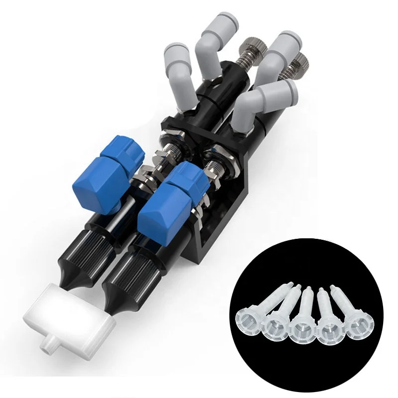 Cheap BY-23AB Double Liquid Sucking Type Thimble Type Dispensing Valve Pneumatic Dispensing Valve