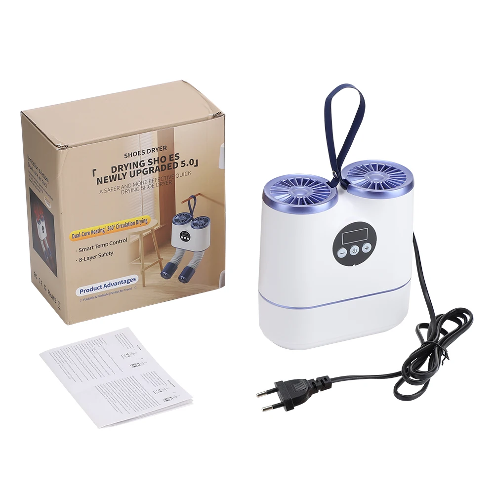 

Portable Shoe Dryer Intelligent Timer Foldable Quick Drying Deodorizing Sterilizing Shoe Dryer Household Shoe Warmer Heater