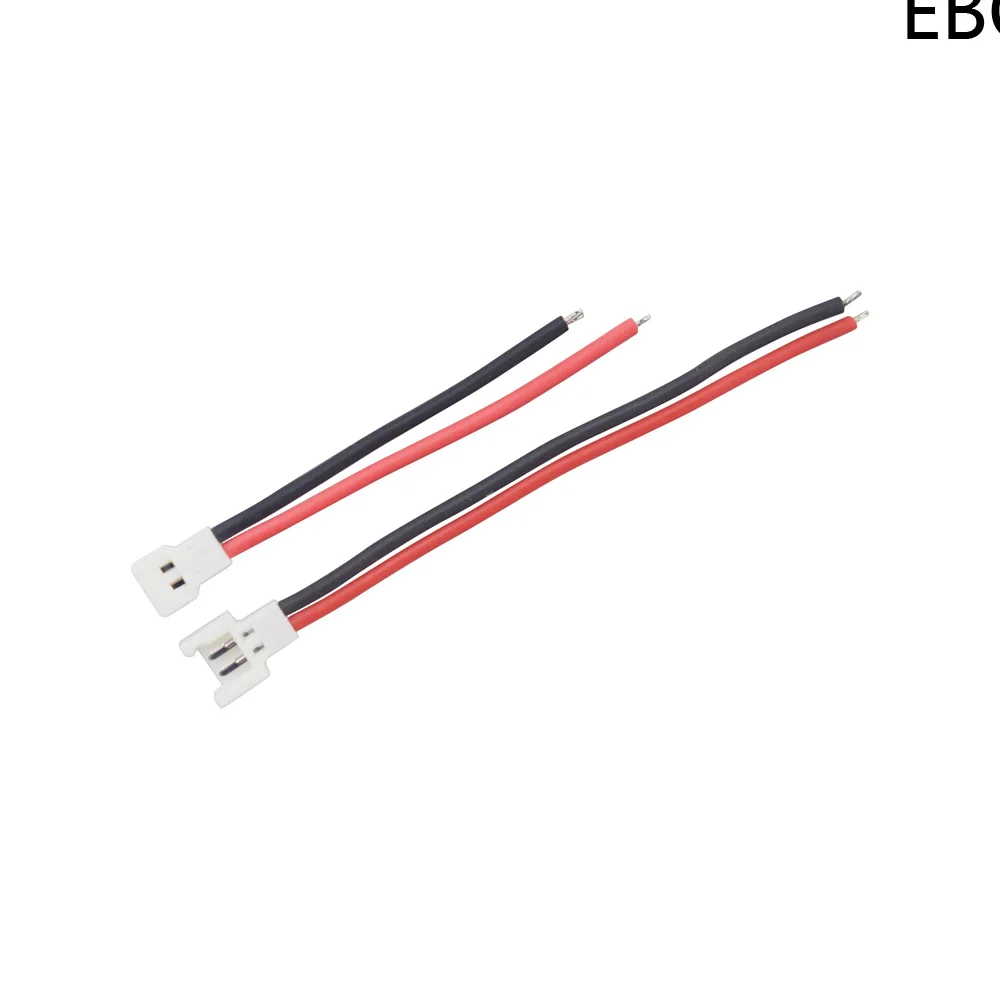 5 pairs * EBOYU XH 2.54 مللي متر 2 دبابيس 22AWG الذكور والإناث موصل مع 62-83 مللي متر الأحمر الأسود سلك كابل ل RC الطائرة بدون طيار قارب سيارة اللعب