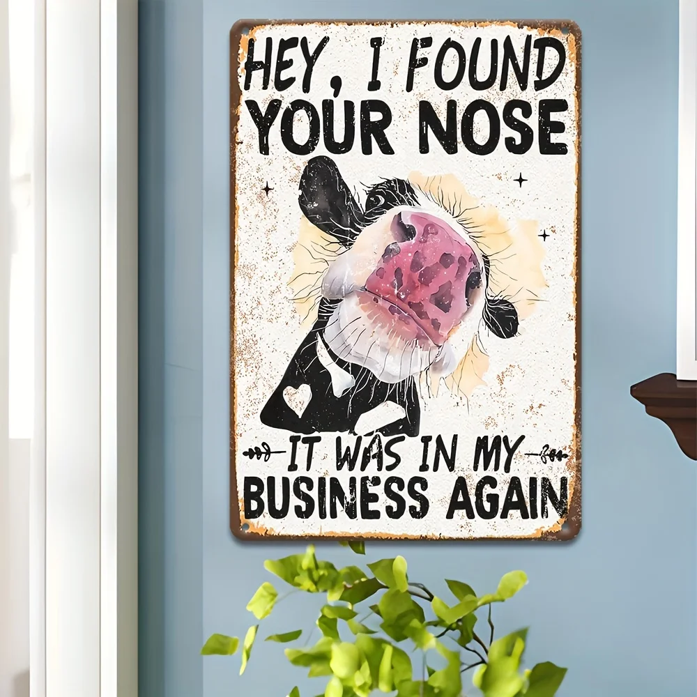 2D Flat 1pc Vintage Farm Metal Sign 