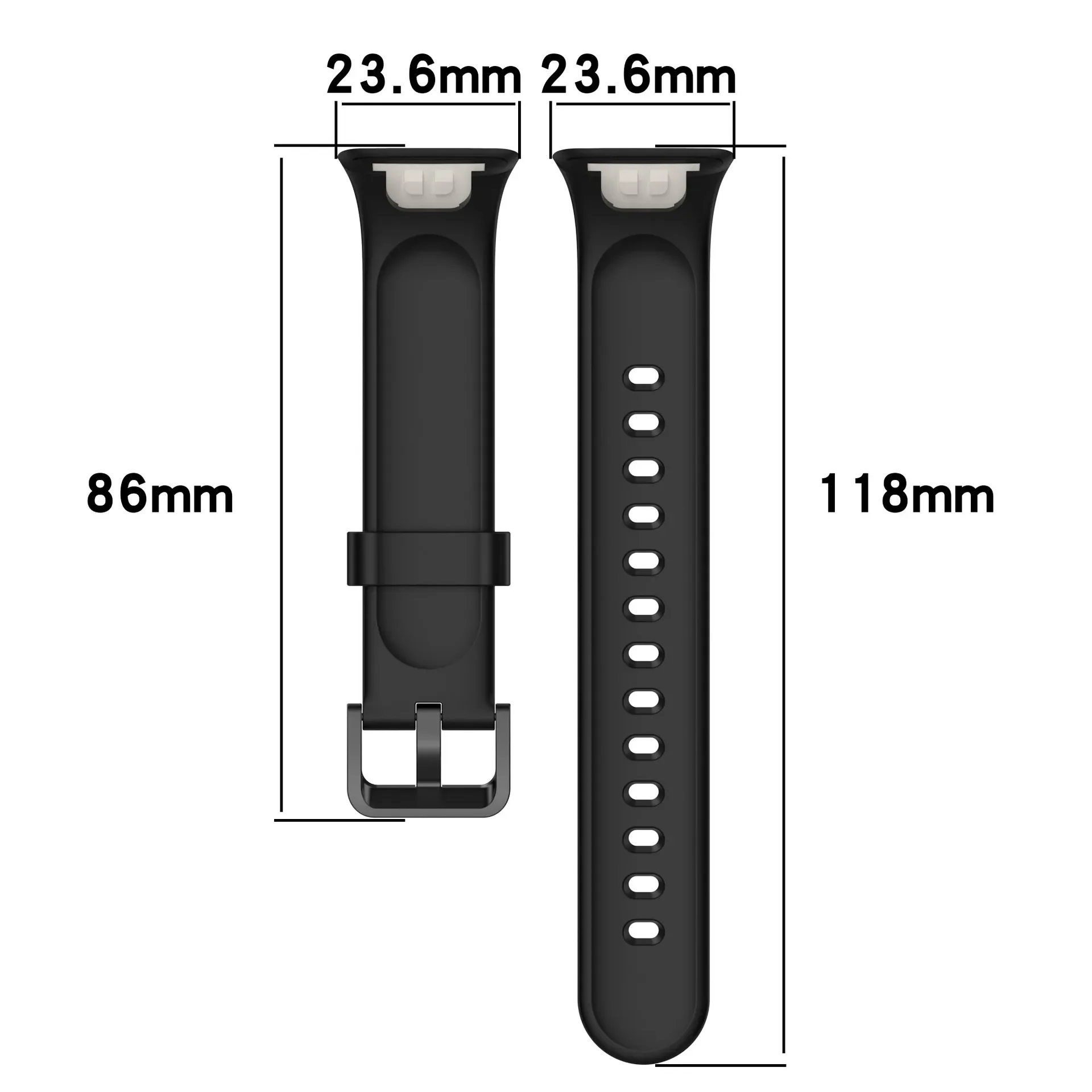 Watch Strap for Xiaomi Mi Band 7 Pro Wristband sport Liquid Silicone Bracelet watchbands For Mi Band 7pro Smartwatch Accessories