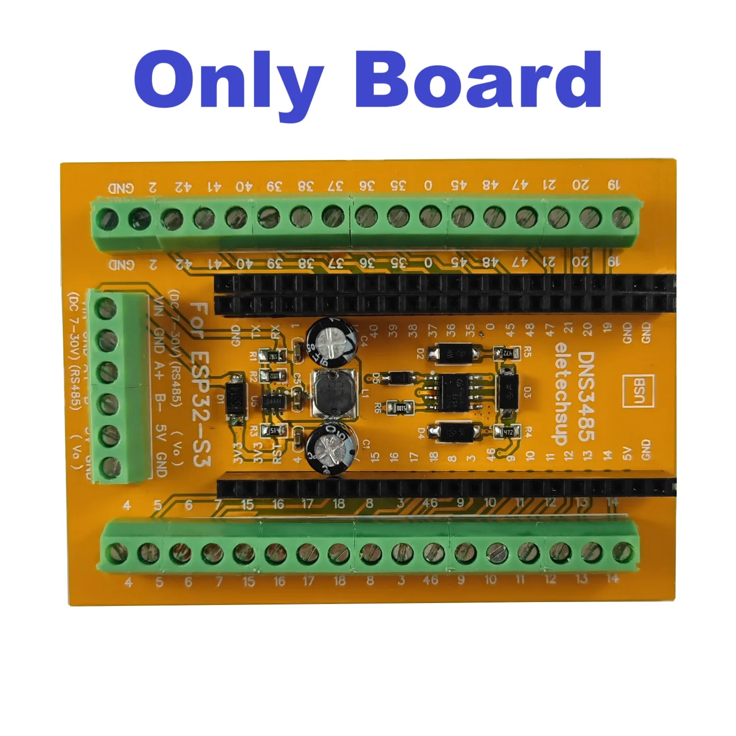 

ESP32 S3 WiFi BLE RS485 BUS Expansion Board for Arduino IOT PLC, 2.4G Smart Home DIY Controller