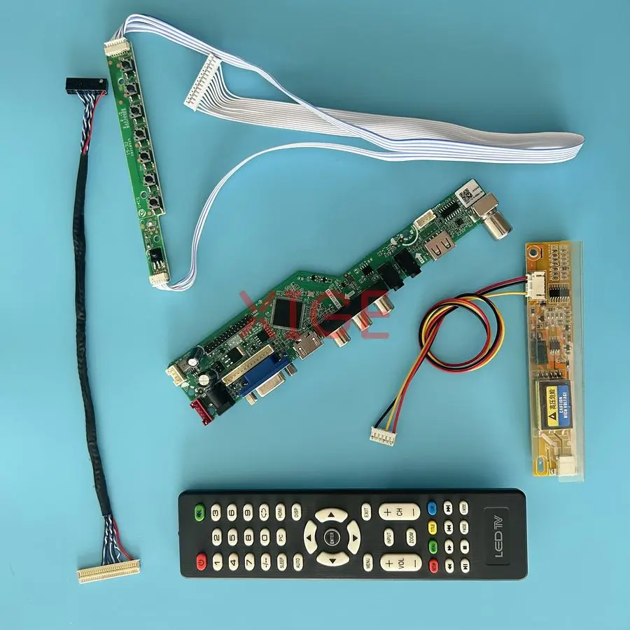 

Screen Controller Board Fit LTN160HT01 LQ164M1LD4C N184H3 LQ164M1LD4A 1-CCFL 30 Pin LVDS 1920*1080 USB+AV+VGA+HDMI 1920x1080 Kit