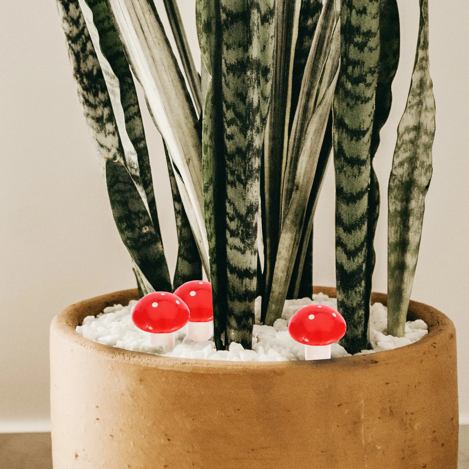 60Pcs Mini Mushroom Decor Foam Craft Accessory for Micro Landscape Mini Garden Decorative Moss Arrangement DIY Terrarium Photo