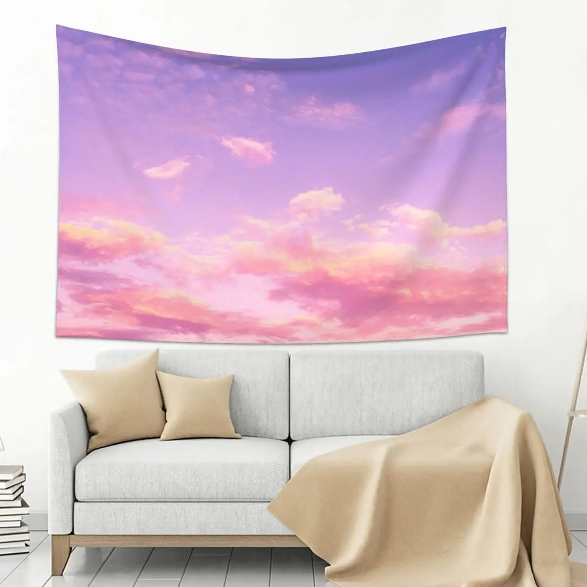 

Soft Sunset Sky Tapestry