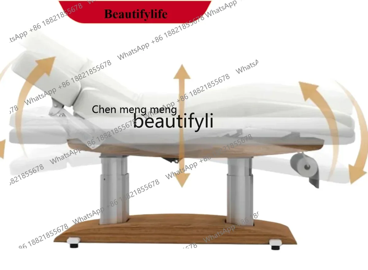 

X ss 8617 Four motor SPA health spa bed Free lifting adjustment High density sponge PU leather beauty bed