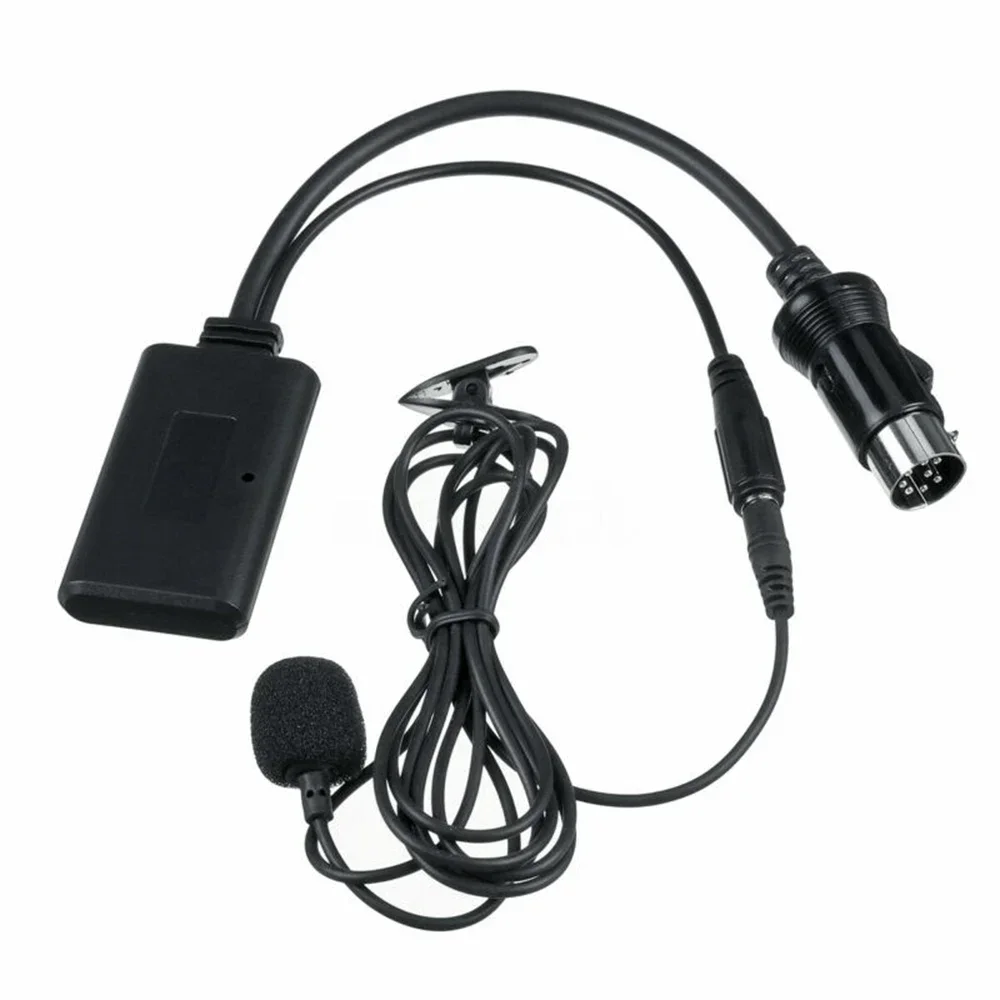 5-12V 8Pin Original Aux Audio Bluetooth HIFI Cable Adapter Microphone HD Audio Transmission For Alpine KCM-123B M-BUS