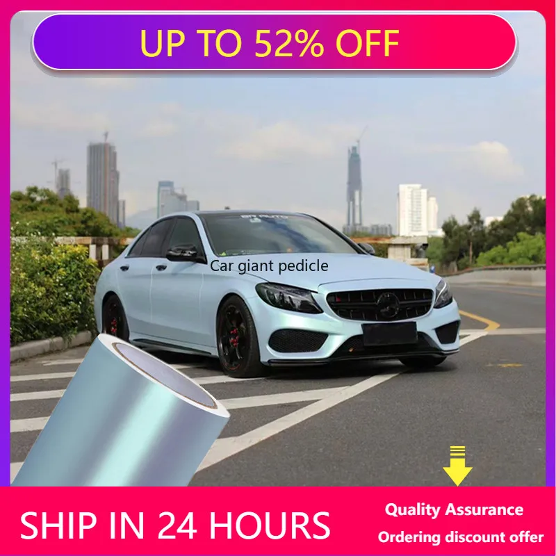 Plus Ultra-Matte Green Blue Car Wrap Film Auto Plastic  Auto Plastic Assurance Air passage pattern Stickers Covering Foil Air