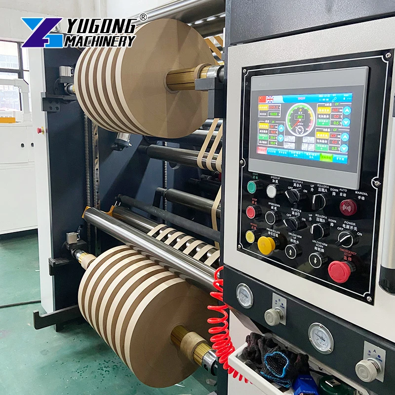 Slitting Rewinding Machine Paper Cutter Automatic Guillotine Industrial Trimmer For Cardboard Sheet Cutting Customized hot sale