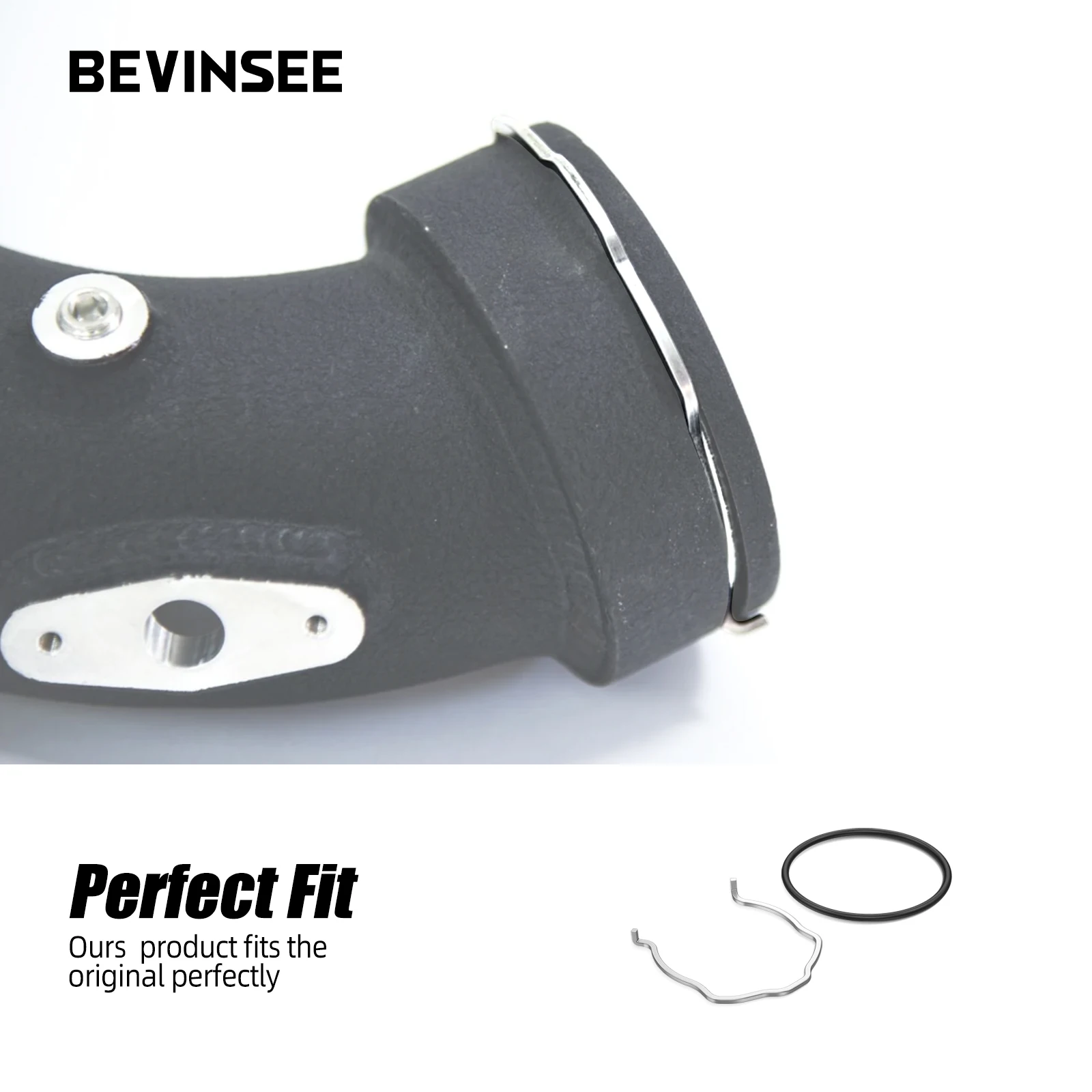 Charge Pipe Throttle Body C-Clip & O-Ring For BMW E90 E91 E92 E93 335i/335xi E60 535i/535xi E82 E88 135i X1 E84 35i N54 N55