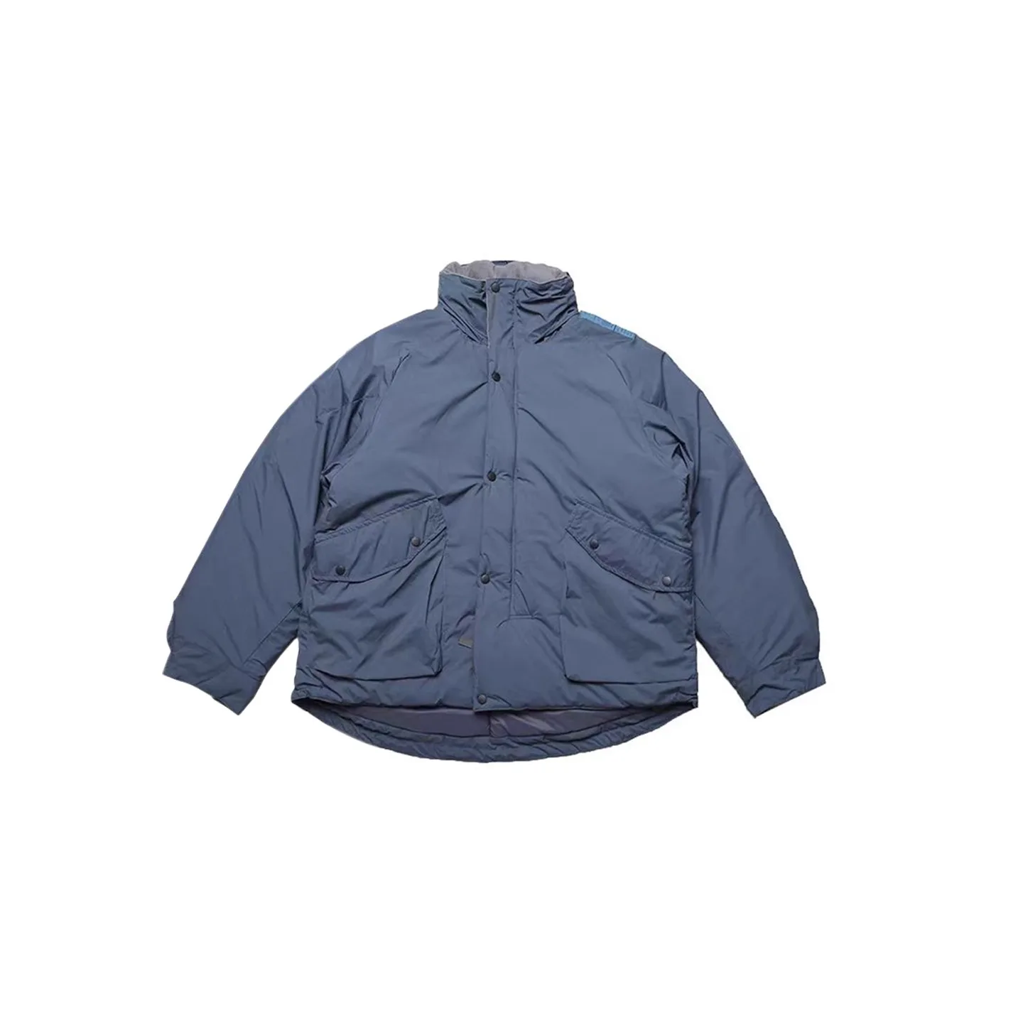 N. HOOLYWOOD Japanese Nylon Outdoor Warm Large Pocket Cotton Hidden Hat Stand Up Collar Clothing Cotton Coat