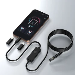 HD1080P Endoscope 3in1 Micro USB Type-C Single Dual Camera for IOS iphone Android Phones Waterproof Pipe Inspection Borescope