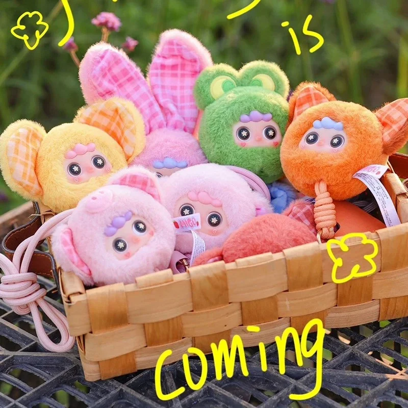 

New Migo Phone Lanyard Cream Pudding Series Blind Box Bag Pendant Decor Cute Fashion Doll Toy Surprise Holiday Gift For Girls