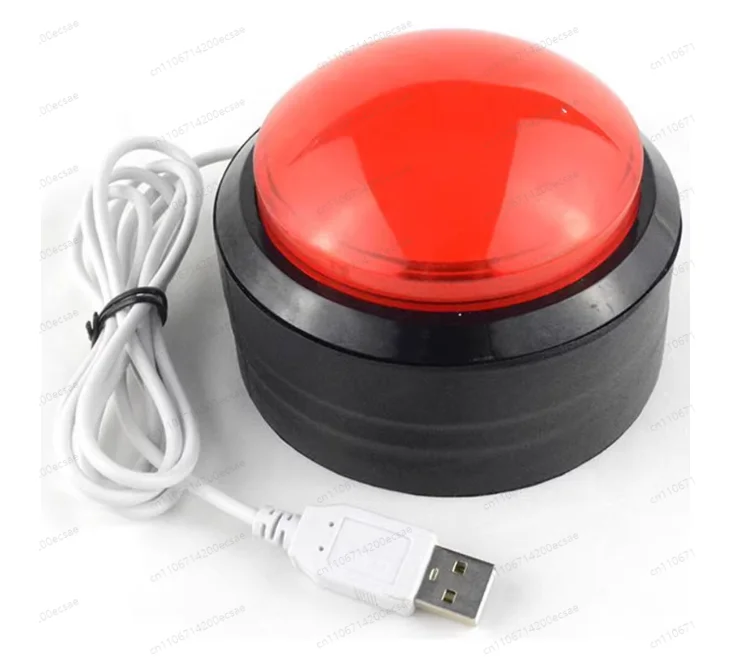 100mm Customizable USB Button for Lottery Draw & Mouse/Space Action