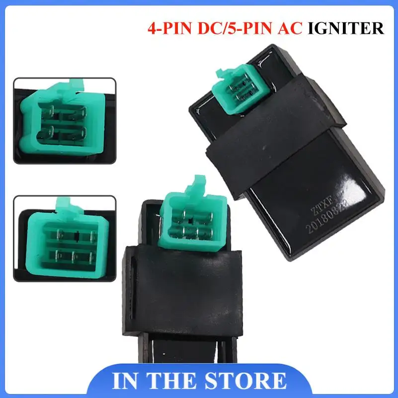 4-Pin 5 Pin Racing CDI Box Ignition For Motorcycle 50cc 70cc 90cc 110cc Scooter ATV Metal Plastic Motorcycle Parts High Quality