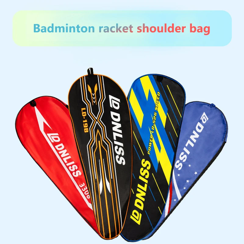 Portable Oxford Badminton Racket Bag Thick Badminton Racket Cover Tennis Storage Racket Protective Cover Protective Pouch